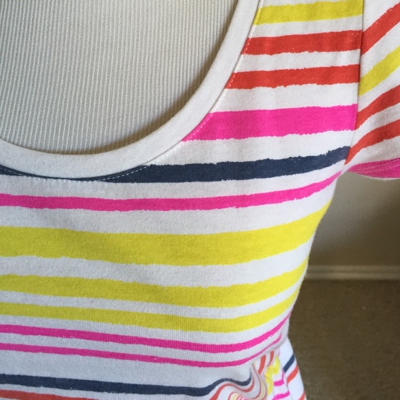 Gap bright stripe drawstring dress - Picture 4 of 4