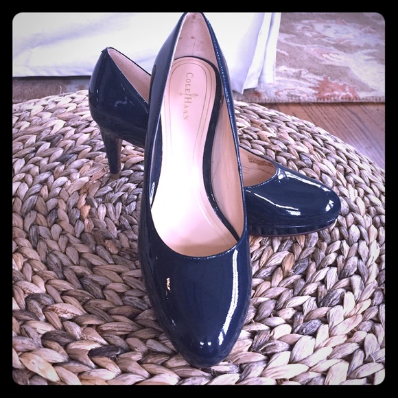 Navy Cole Haan Chelsea Low Pump