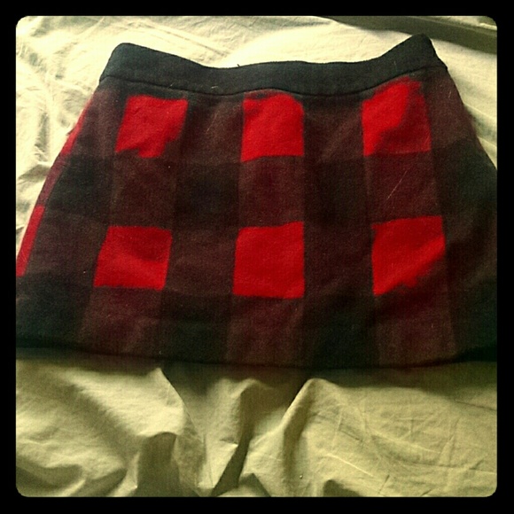 Plaid mini-skirt
