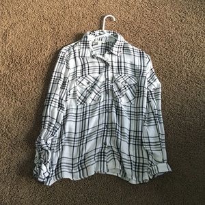 Black and white flannel