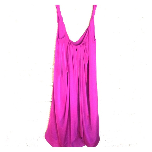 Fuschia Diane Von Furstenberg cocktail dress