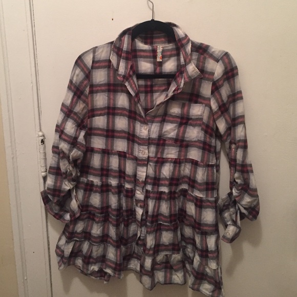 Free People Plaid Shirt