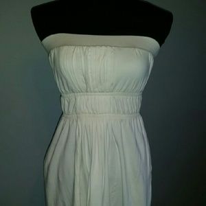 White Victoria Secrets Strapless Sundress