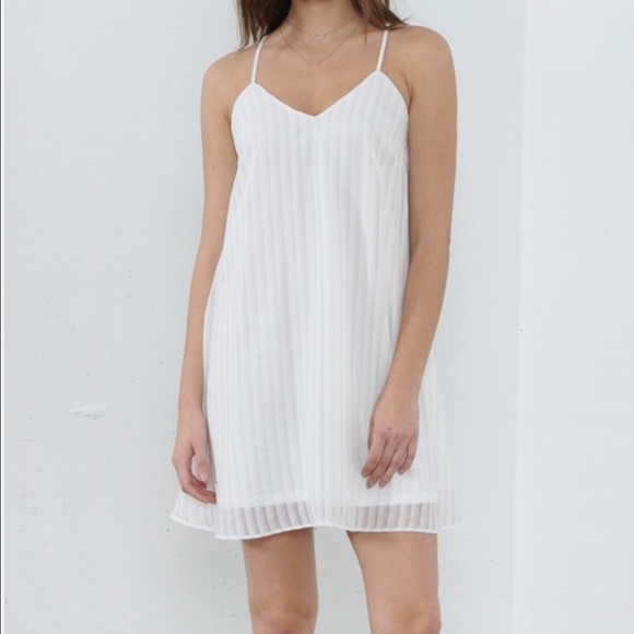 White Chiffon Dress