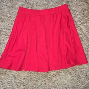 Forever 21 Red Skater skirt NWOT