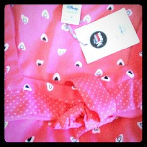 Lauren Conrad Disney Collection tiny hearts blouse