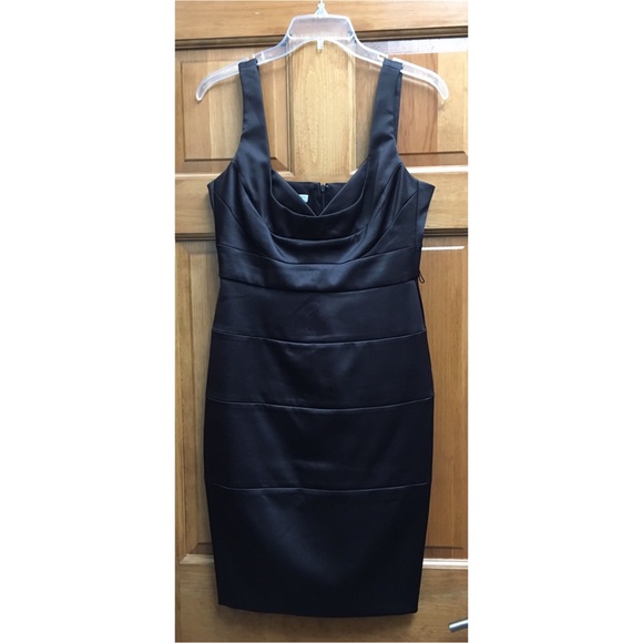 London Times Dresses - *SOLD* Satin slinky bandage style dress London Times Dresses - *SOLD* Satin slinky bandage style dress