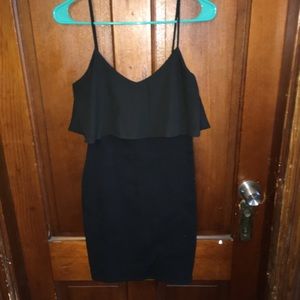 Lulu's Ruffle Top Bodycon Dress
