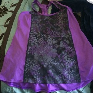 Hi low athletic tank