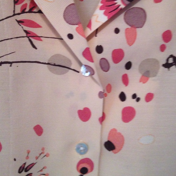 Tommy Bahama sz S silk/wool blend top - Picture 2 of 4