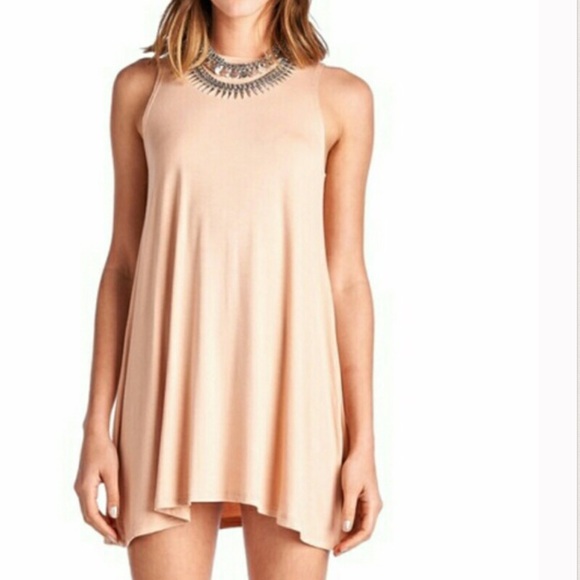 Blush Tank Dress. - Picture 2 of 3