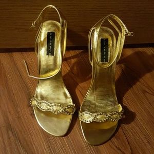 Brand New / Never Worn Gold Shoes