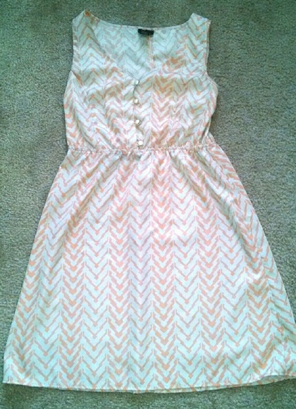 Peach & Cream Dress