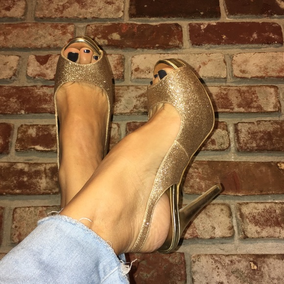 Cathy Jean Shoes - Cathy Jean Gold Heels