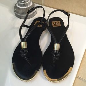 Gold trim sexy sandals 👠