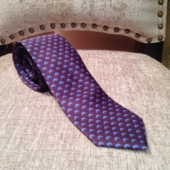 😊SOLD😊BRIONI 100% seta-silk tie handmade,Italy - Picture 1 of 4