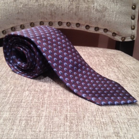 😊SOLD😊BRIONI 100% seta-silk tie handmade,Italy - Picture 3 of 4