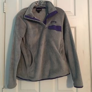 Light gray Patagonia pull over