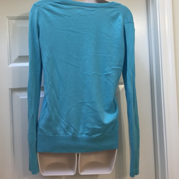 Teal beaded cardigan - Picture 3 of 4