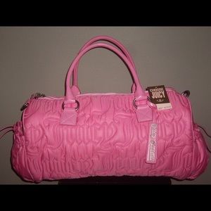 Juicy Couture pink duffle bag
