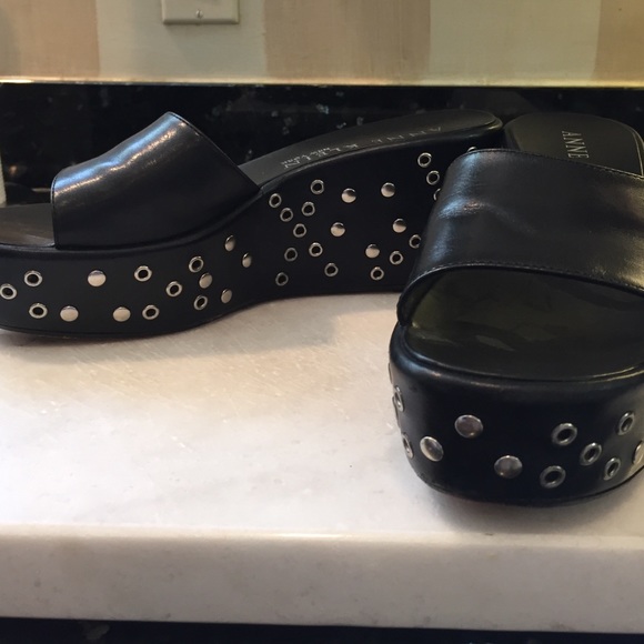 Anne Klein studded wedges - Picture 3 of 3