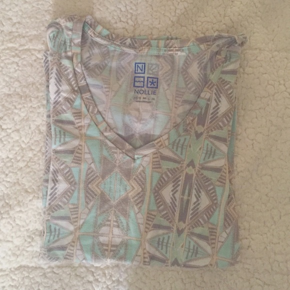 Tribal pattern Nollie tee - Picture 1 of 3
