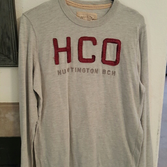 Mens Long Sleeve Hollister Shirt