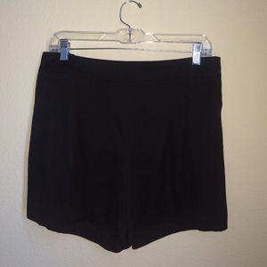 loft black flowy shorts