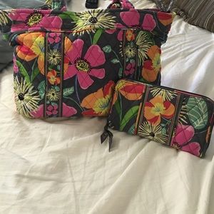 Vera Bradley Bag with a matching wallet