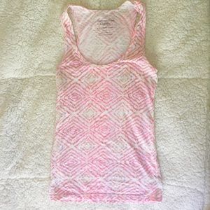 American eagle pink patterned tanktop