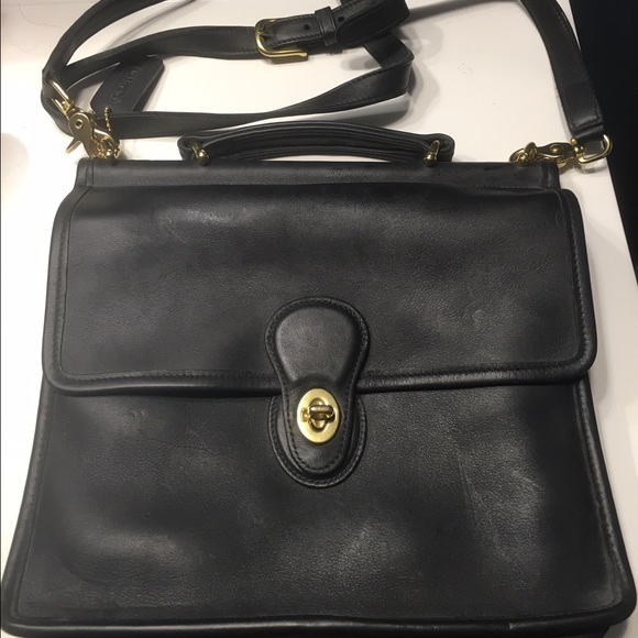 Vintage Coach Leather Shoulder Bag