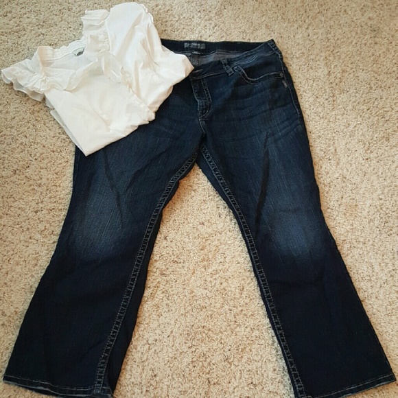 Plus size Silver Suki dark wash jeans