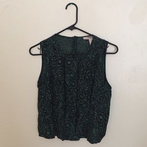 Paisley crop top