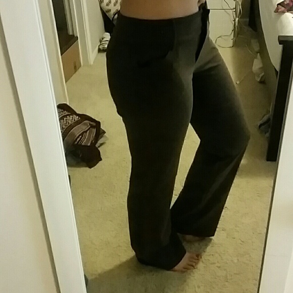 Dark brown dress pants