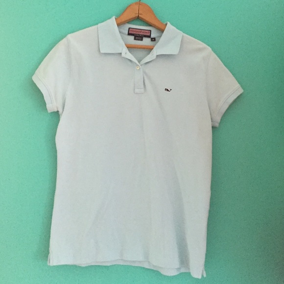Vineyard vines light blue size medium polo