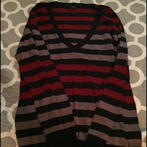 The limited striped bench sweater size xl