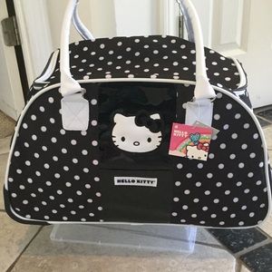 Hello Kitty  polka dot travel bag