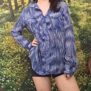 Calvin Klein button up blouse!