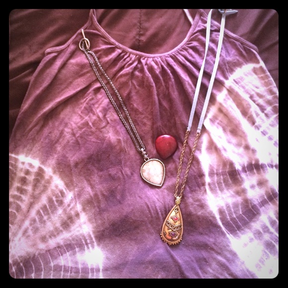 Two lucky brand necklace cute cohella wear