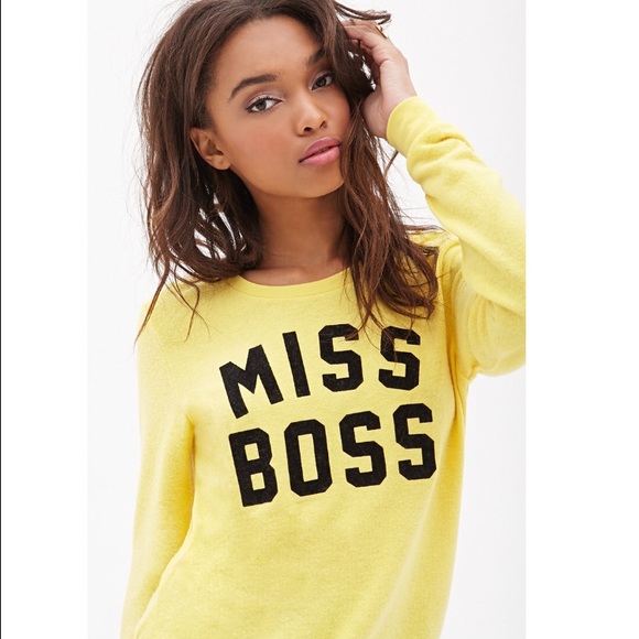 🔆 "miss boss" Sweater