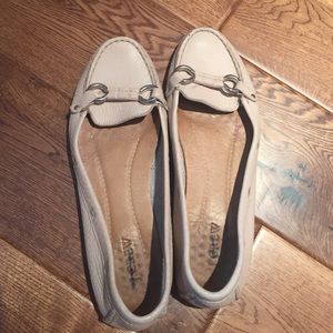 Jcrew size 10 pale pink leather loafers