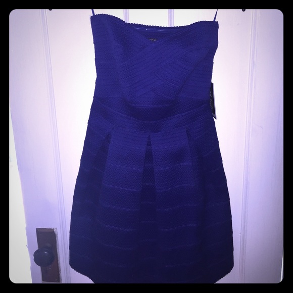express strapless dress