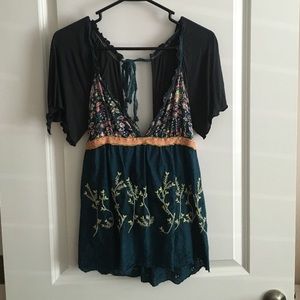 Free People Babydoll Top