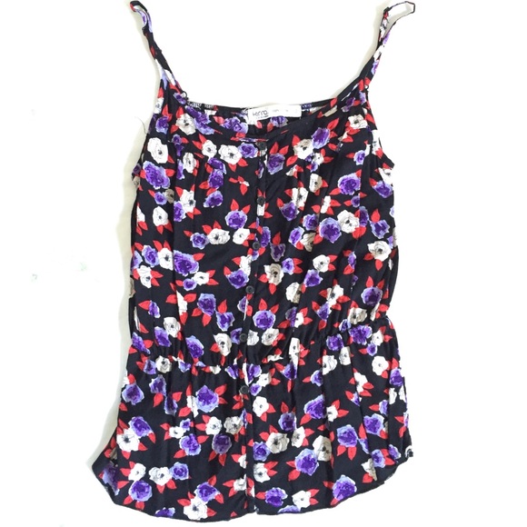 Floral tank top