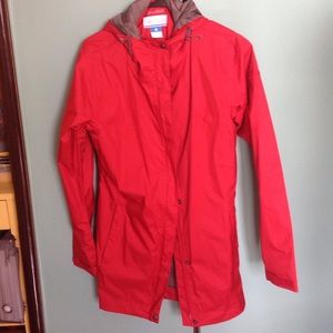 Women's Columbia rain coat