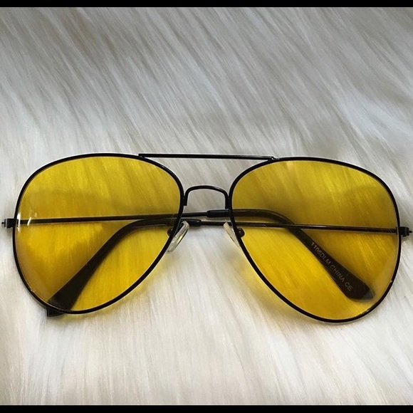 Yellow aviators