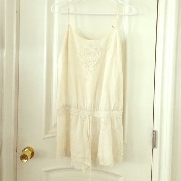 Lacey Joie Cream romper