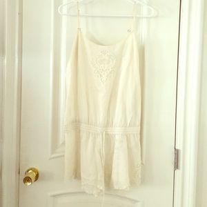Lacey Joie Cream romper