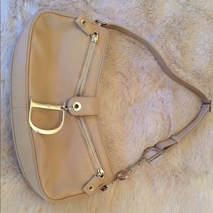 Christian Dior leather shoulder bag