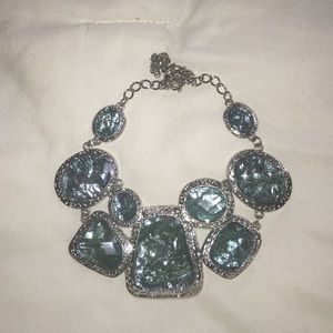 Beautiful blue and silver necklace